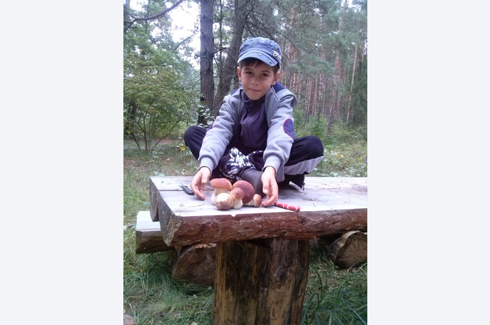 Фото Оліферука Антона Вікторовича, 23.04.2005 р.н. - Я вмію збирати гриби - Біленькі